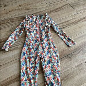 Floral Long Sleeve swimsuit